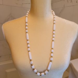 Vintage white Trifari necklace